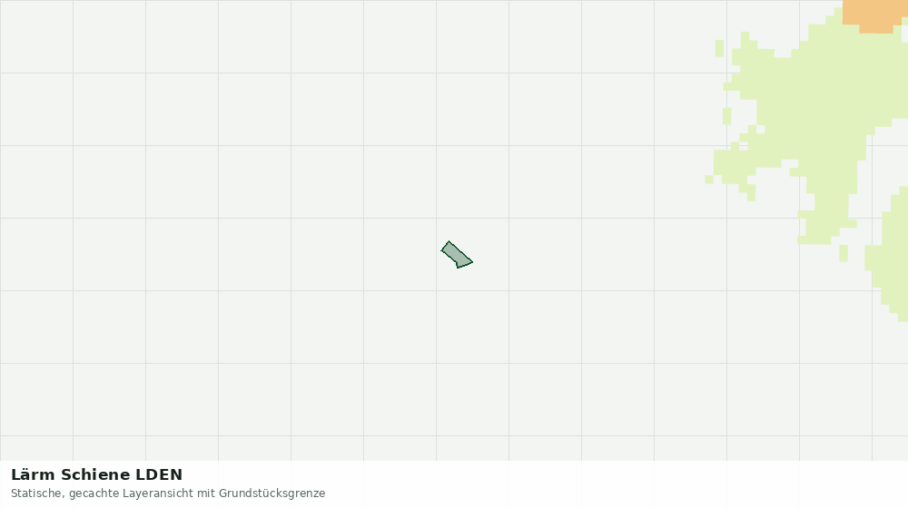 Statische Kartenansicht: Lärm Schiene LDEN