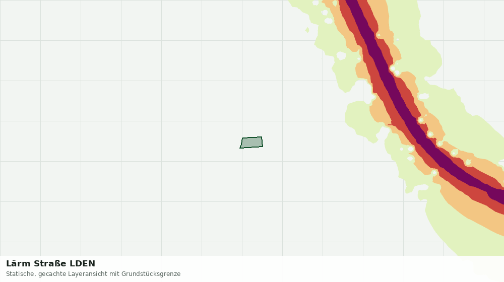 Statische Kartenansicht: Lärm Straße LDEN