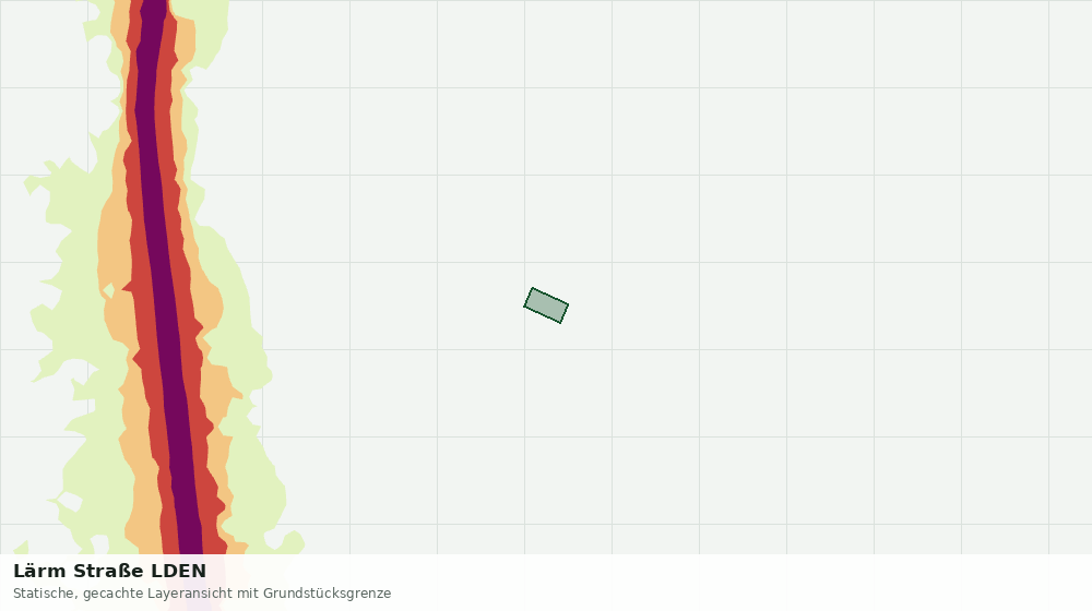 Statische Kartenansicht: Lärm Straße LDEN