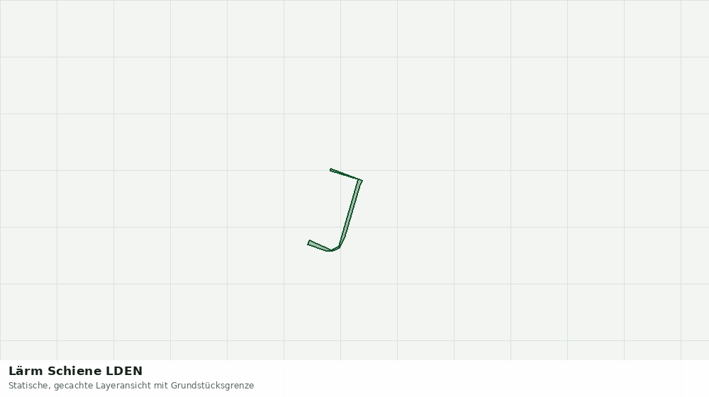 Statische Kartenansicht: Lärm Schiene LDEN
