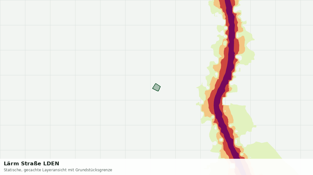 Statische Kartenansicht: Lärm Straße LDEN