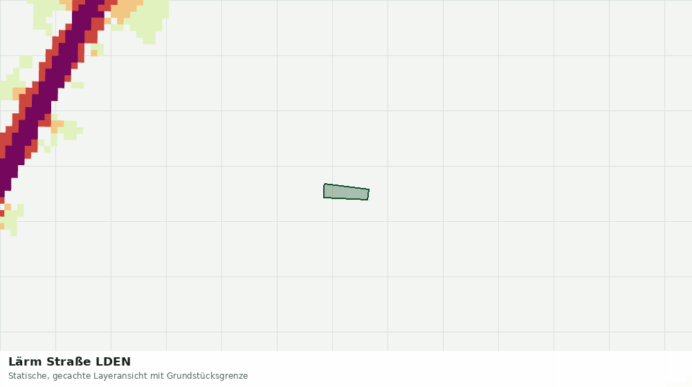 Statische Kartenansicht: Lärm Straße LDEN
