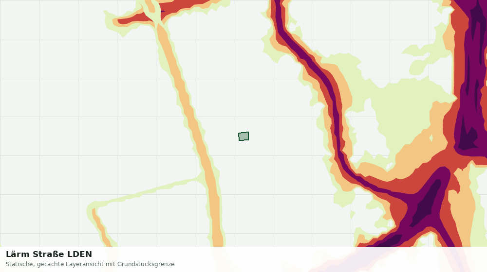 Statische Kartenansicht: Lärm Straße LDEN