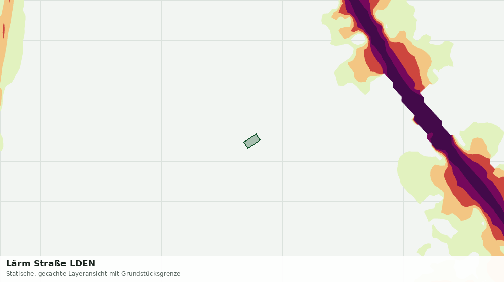 Statische Kartenansicht: Lärm Straße LDEN