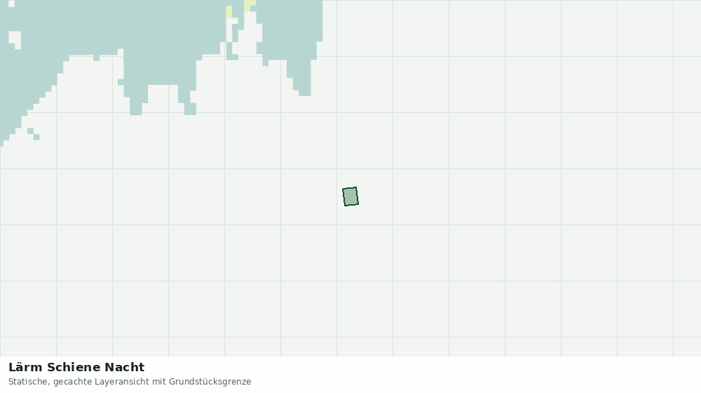Statische Kartenansicht: Lärm Schiene Nacht