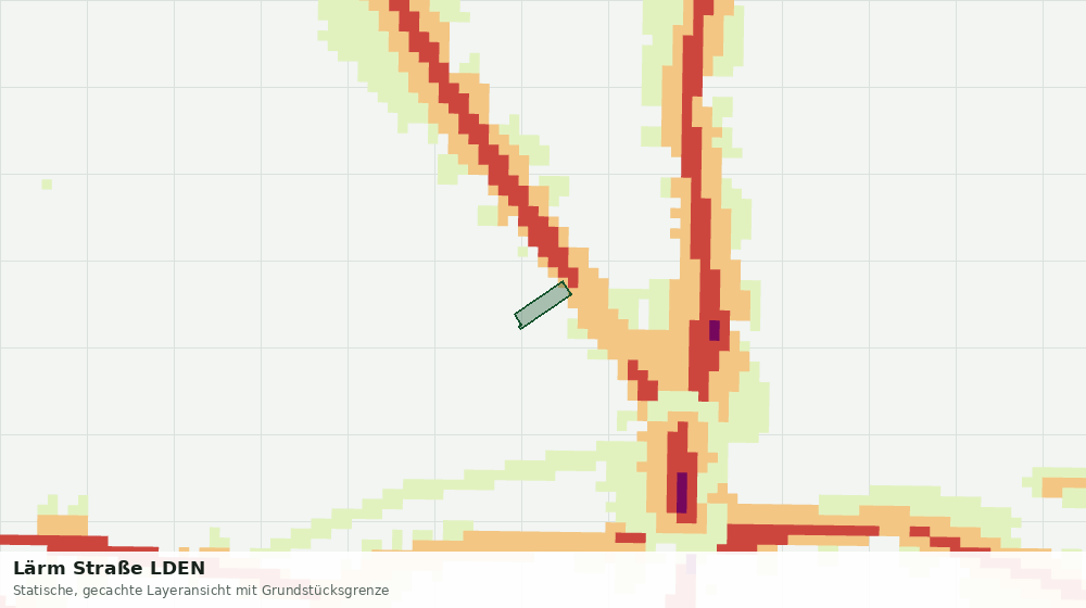 Statische Kartenansicht: Lärm Straße LDEN