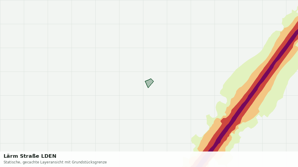 Statische Kartenansicht: Lärm Straße LDEN