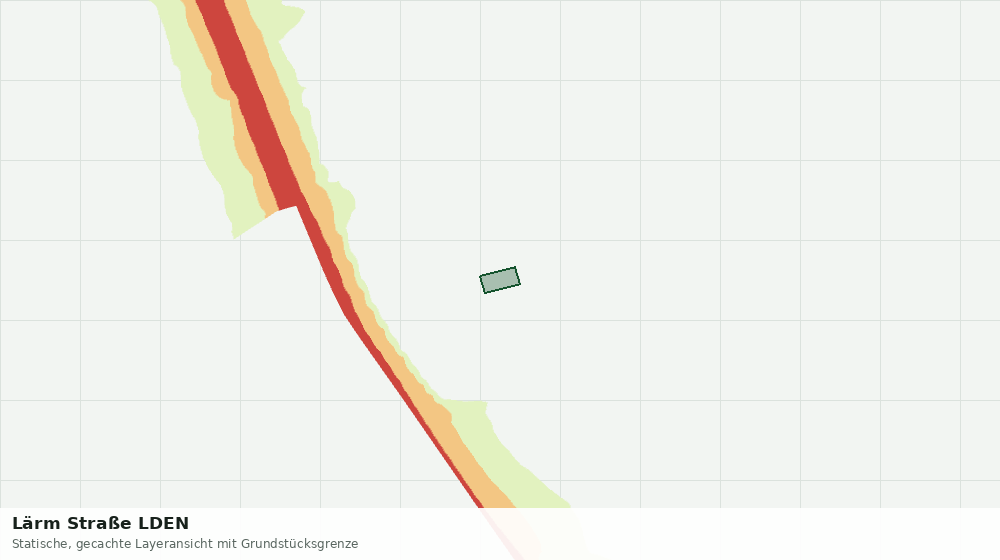 Statische Kartenansicht: Lärm Straße LDEN