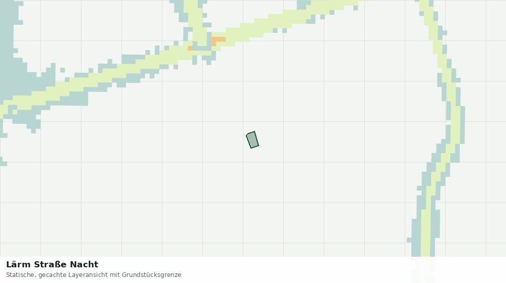 Statische Kartenansicht: Lärm Straße Nacht