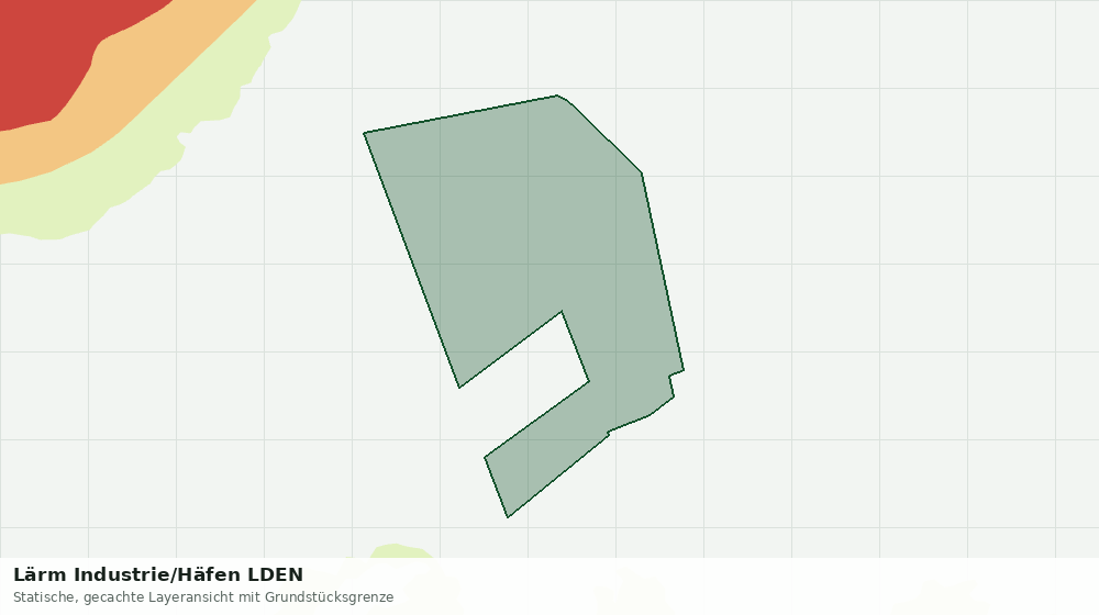 Statische Kartenansicht: Lärm Industrie/Häfen LDEN