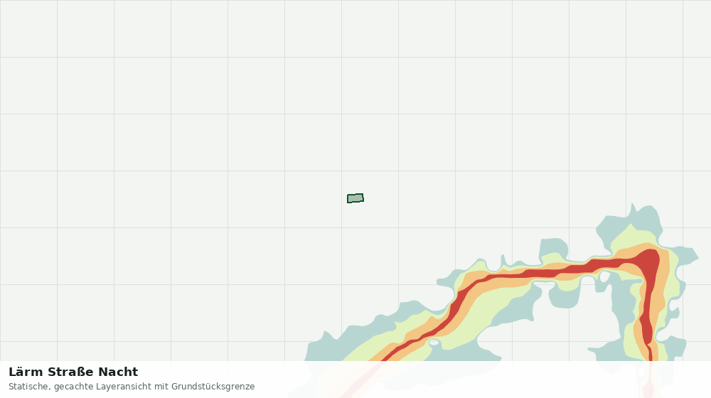 Statische Kartenansicht: Lärm Straße Nacht