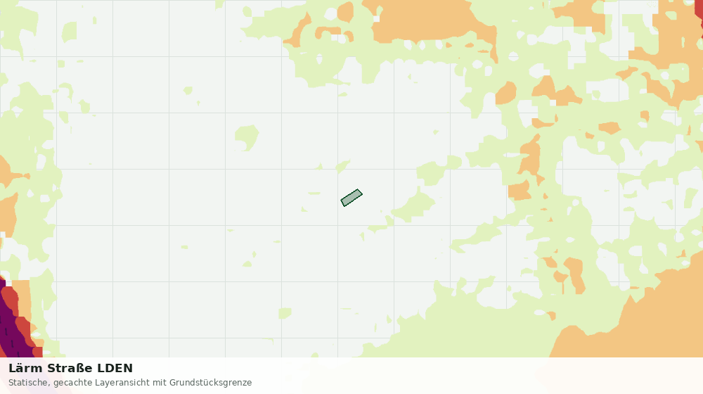 Statische Kartenansicht: Lärm Straße LDEN