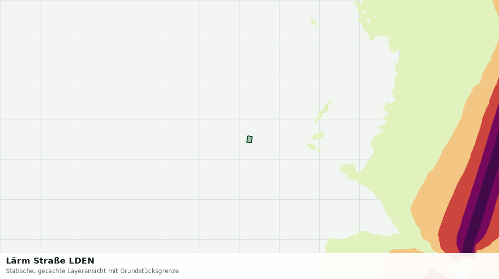 Statische Kartenansicht: Lärm Straße LDEN