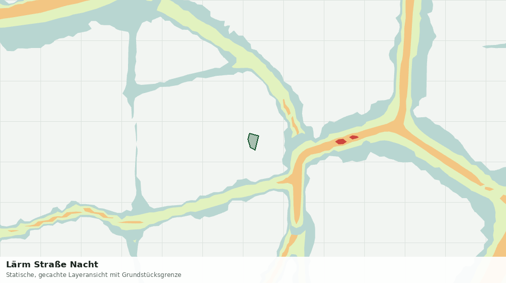 Statische Kartenansicht: Lärm Straße Nacht