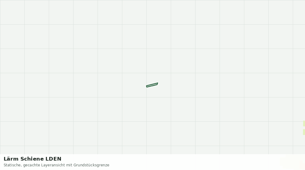Statische Kartenansicht: Lärm Schiene LDEN