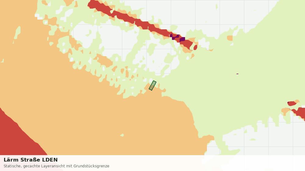Statische Kartenansicht: Lärm Straße LDEN