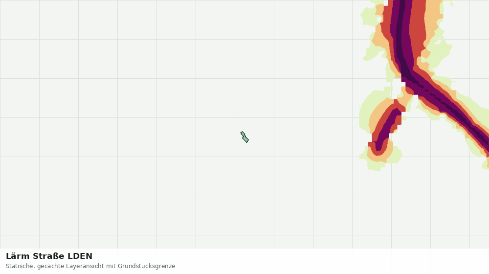 Statische Kartenansicht: Lärm Straße LDEN