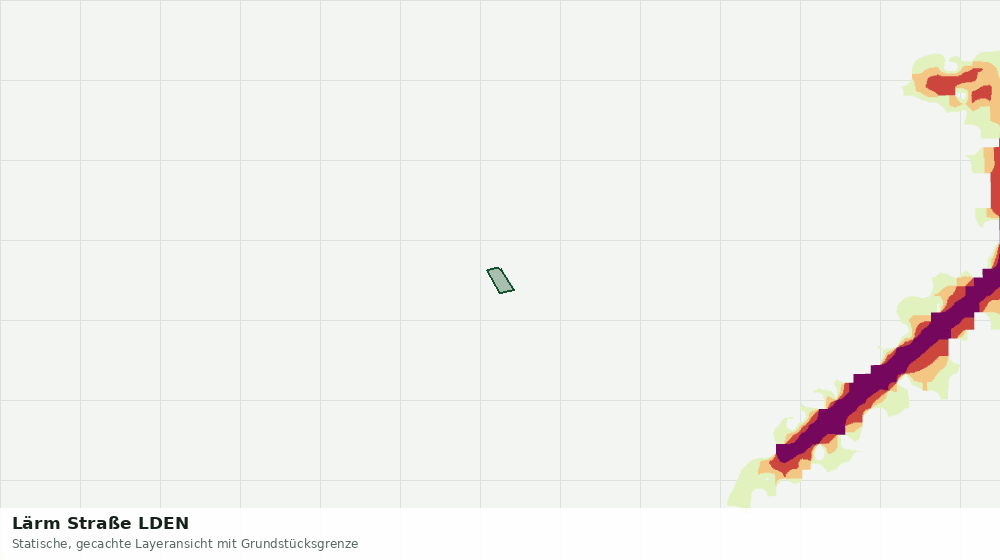 Statische Kartenansicht: Lärm Straße LDEN