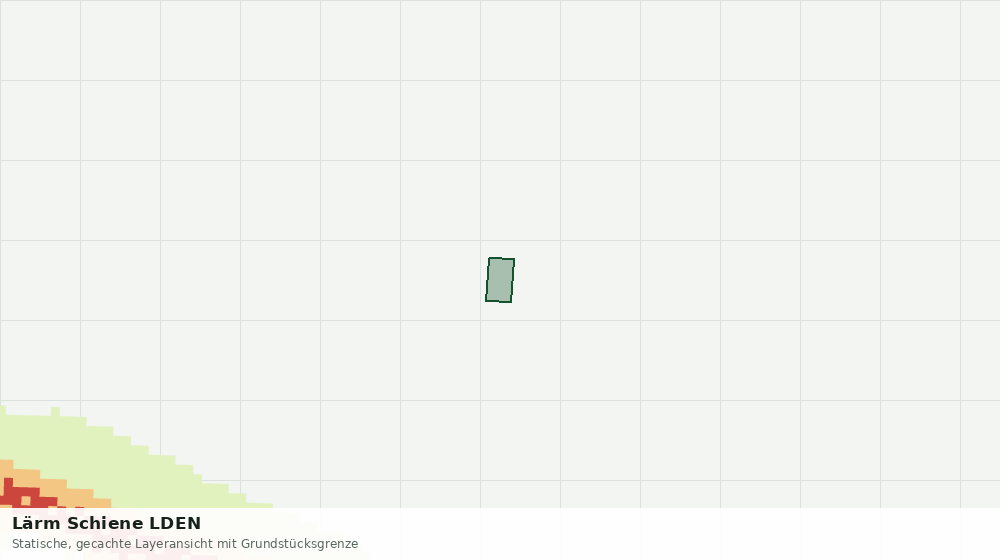 Statische Kartenansicht: Lärm Schiene LDEN