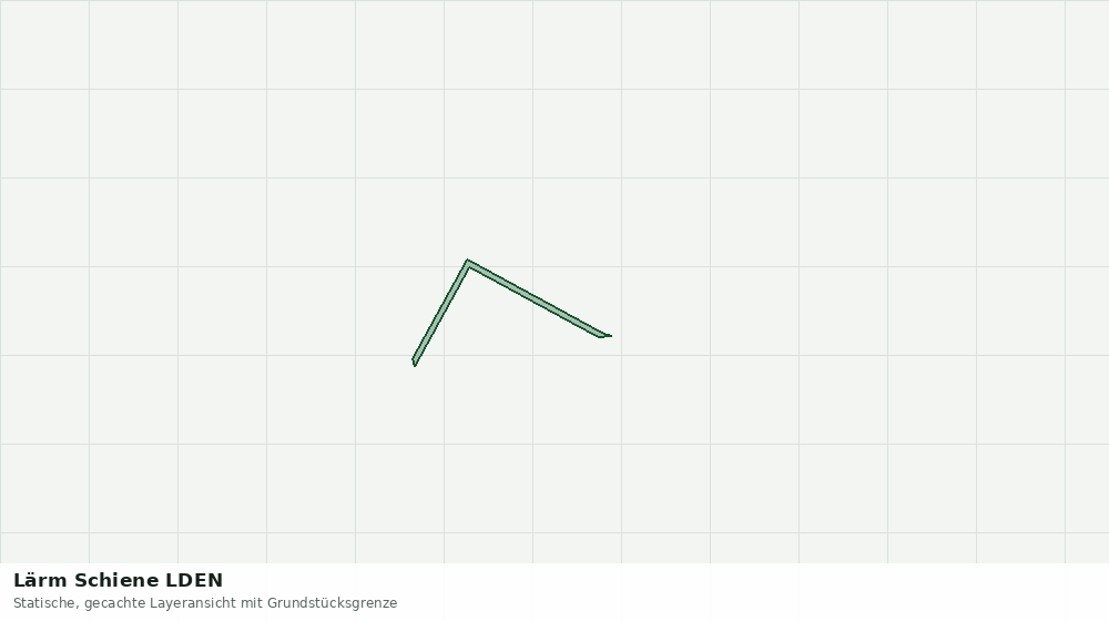 Statische Kartenansicht: Lärm Schiene LDEN