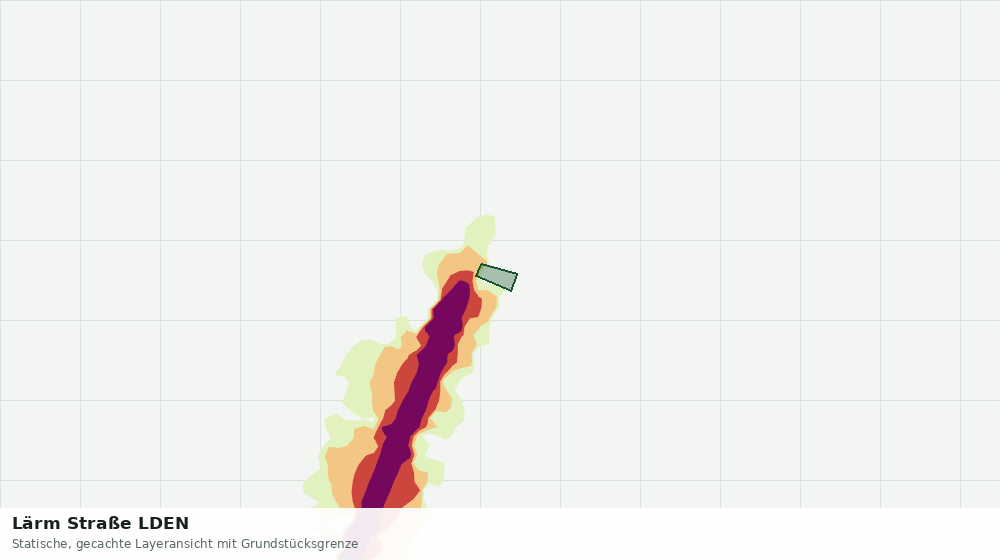 Statische Kartenansicht: Lärm Straße LDEN