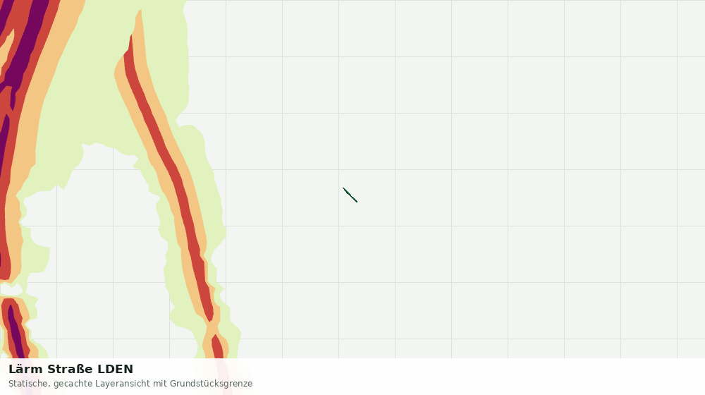 Statische Kartenansicht: Lärm Straße LDEN