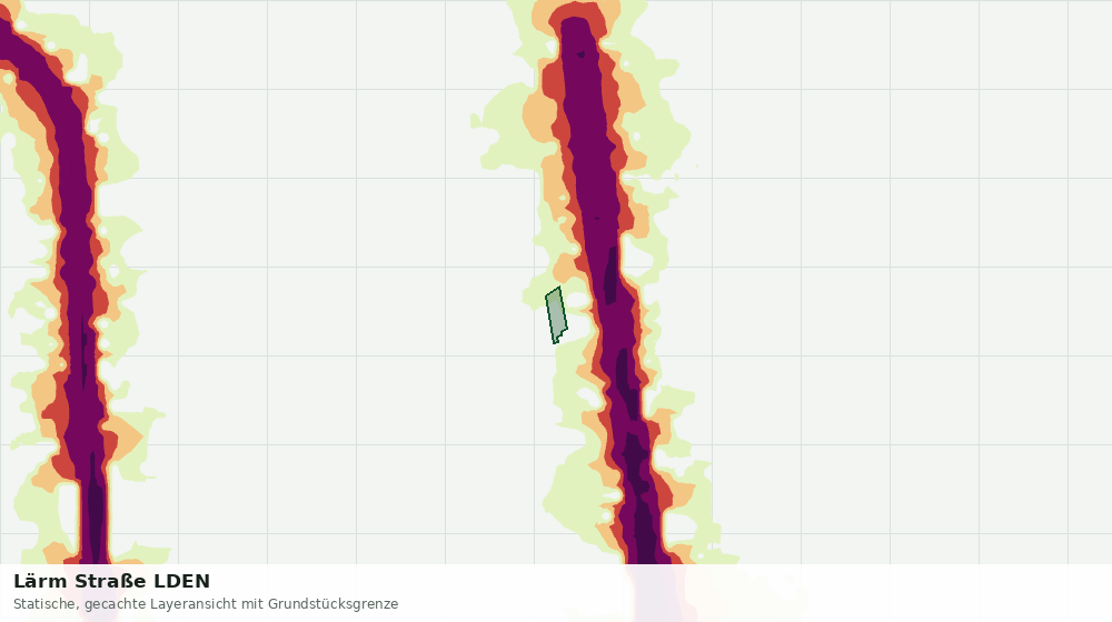 Statische Kartenansicht: Lärm Straße LDEN