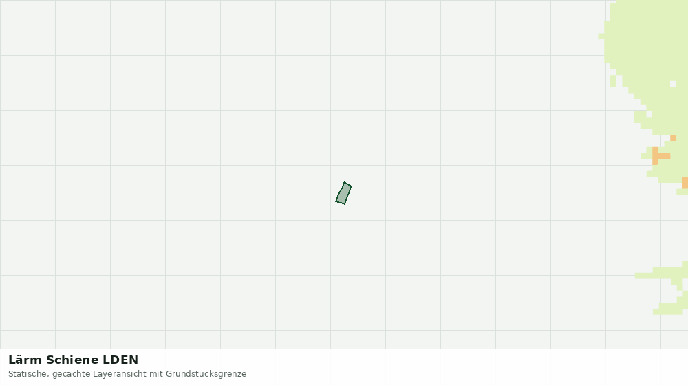 Statische Kartenansicht: Lärm Schiene LDEN