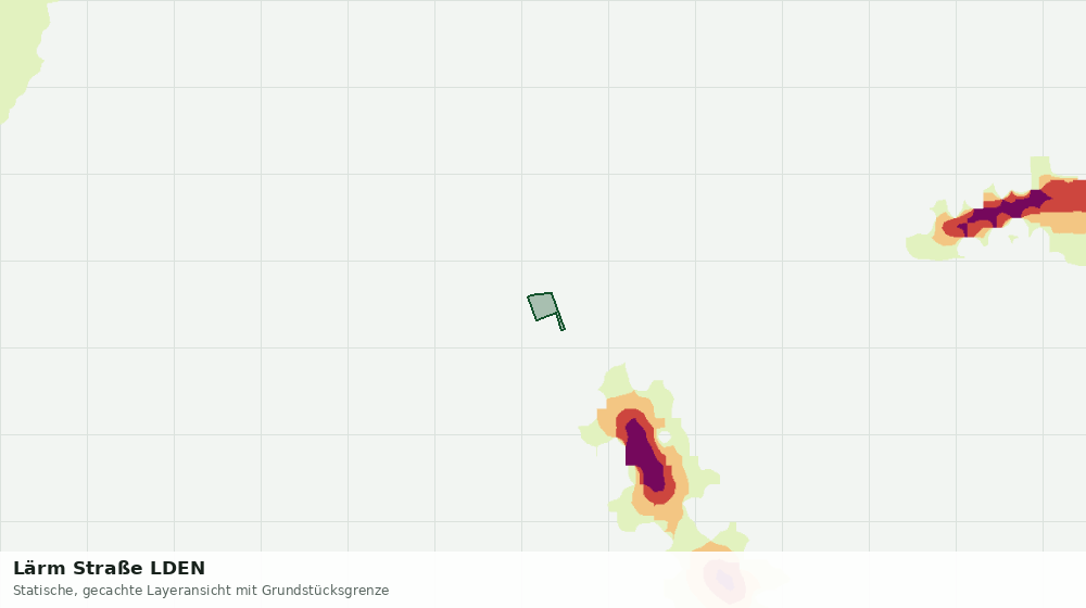 Statische Kartenansicht: Lärm Straße LDEN
