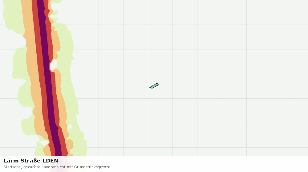 Statische Kartenansicht: Lärm Straße LDEN