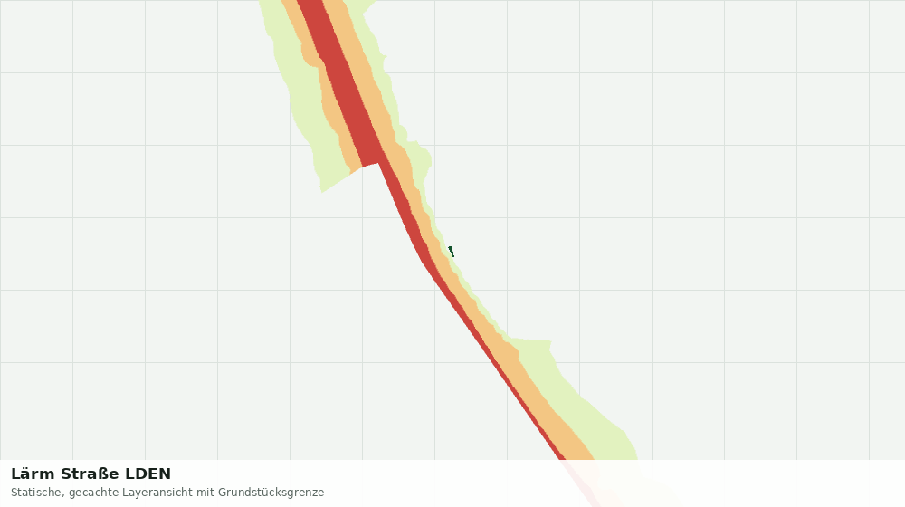 Statische Kartenansicht: Lärm Straße LDEN