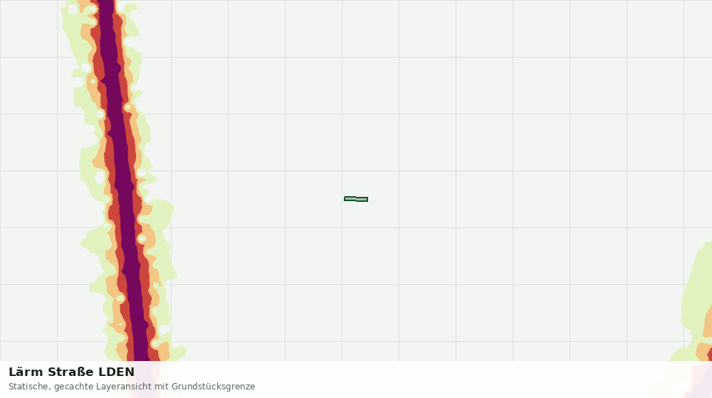 Statische Kartenansicht: Lärm Straße LDEN