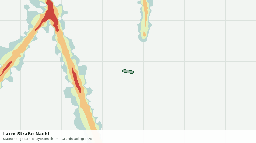 Statische Kartenansicht: Lärm Straße Nacht