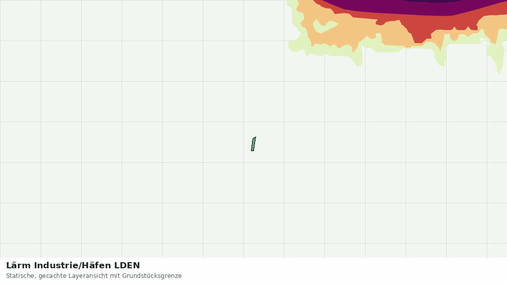 Statische Kartenansicht: Lärm Industrie/Häfen LDEN