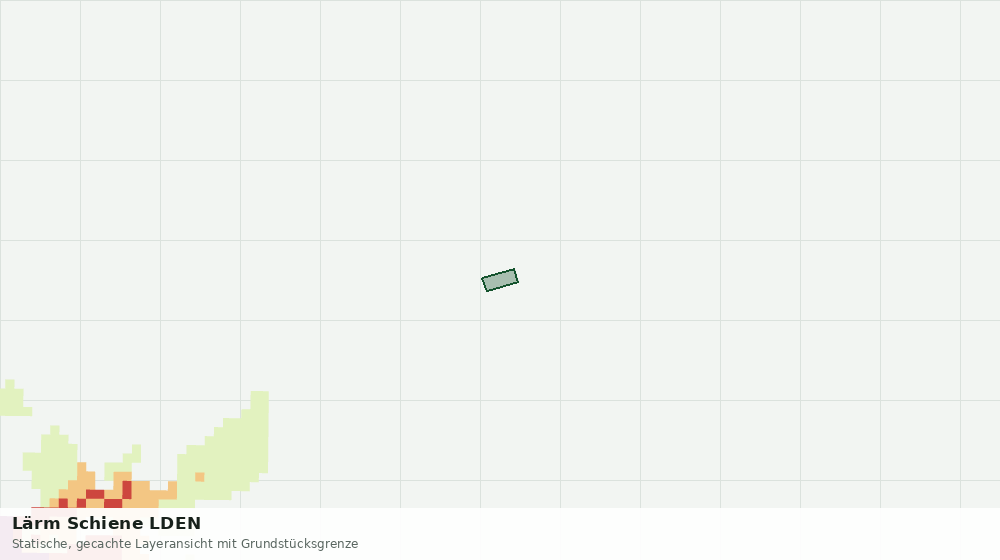 Statische Kartenansicht: Lärm Schiene LDEN