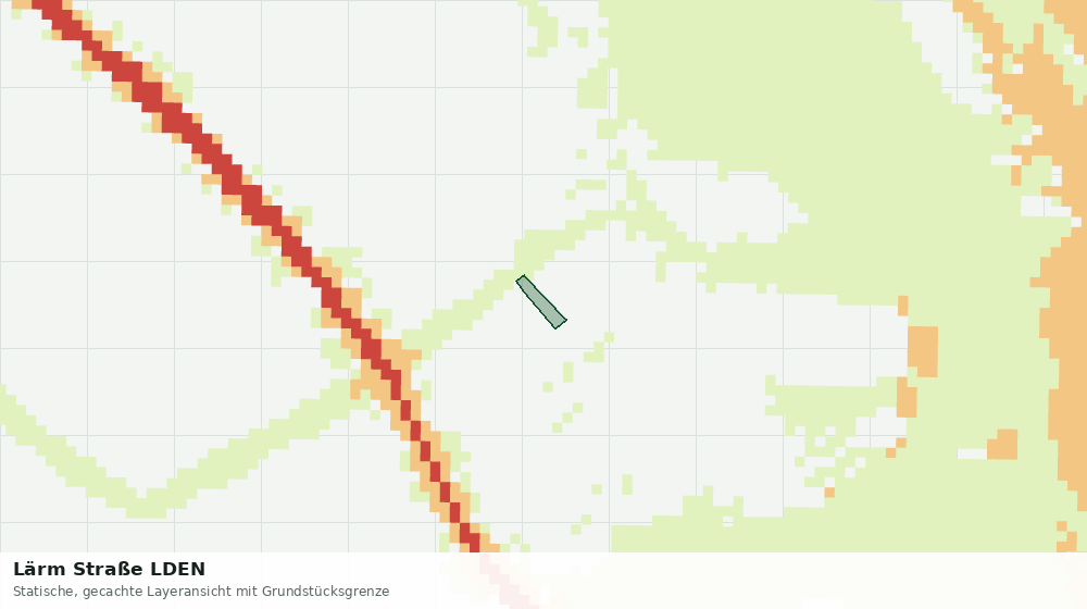 Statische Kartenansicht: Lärm Straße LDEN