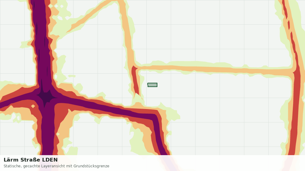 Statische Kartenansicht: Lärm Straße LDEN