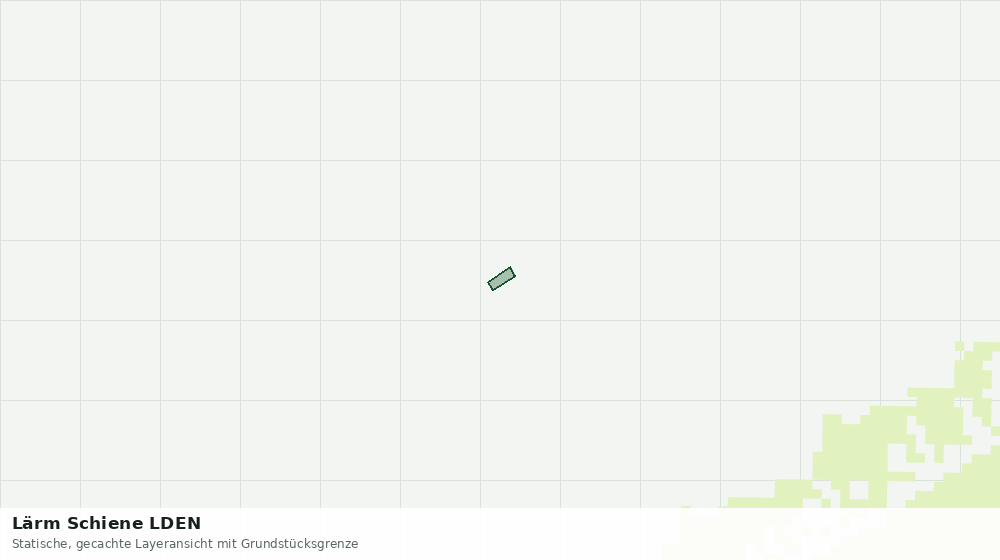 Statische Kartenansicht: Lärm Schiene LDEN