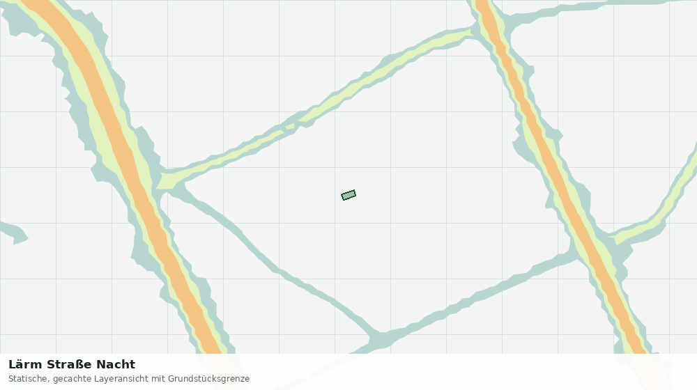 Statische Kartenansicht: Lärm Straße Nacht