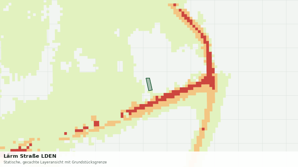 Statische Kartenansicht: Lärm Straße LDEN