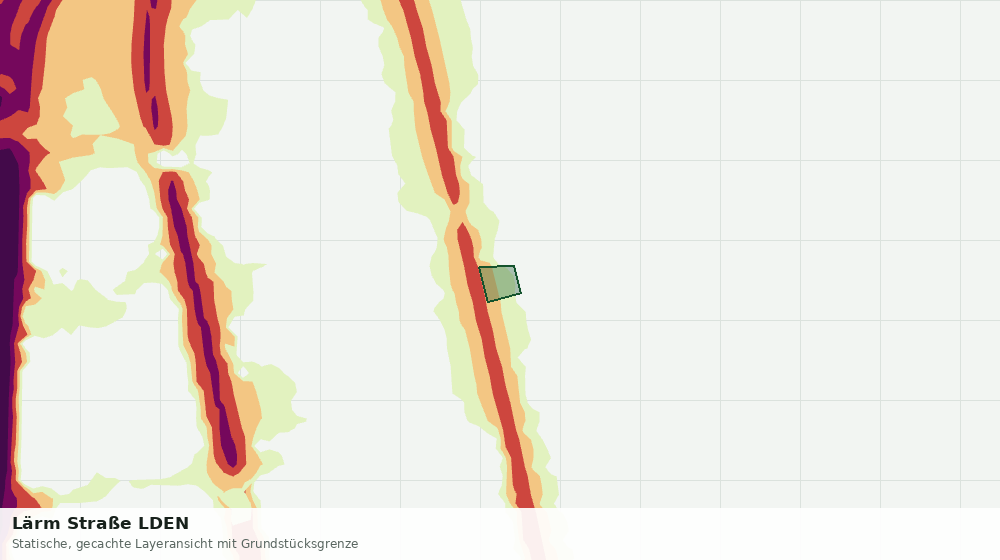 Statische Kartenansicht: Lärm Straße LDEN
