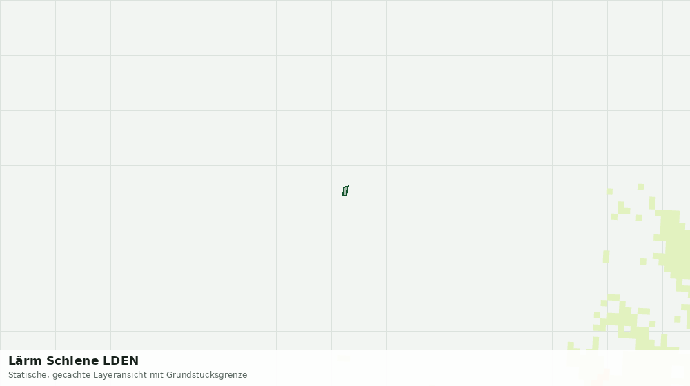 Statische Kartenansicht: Lärm Schiene LDEN