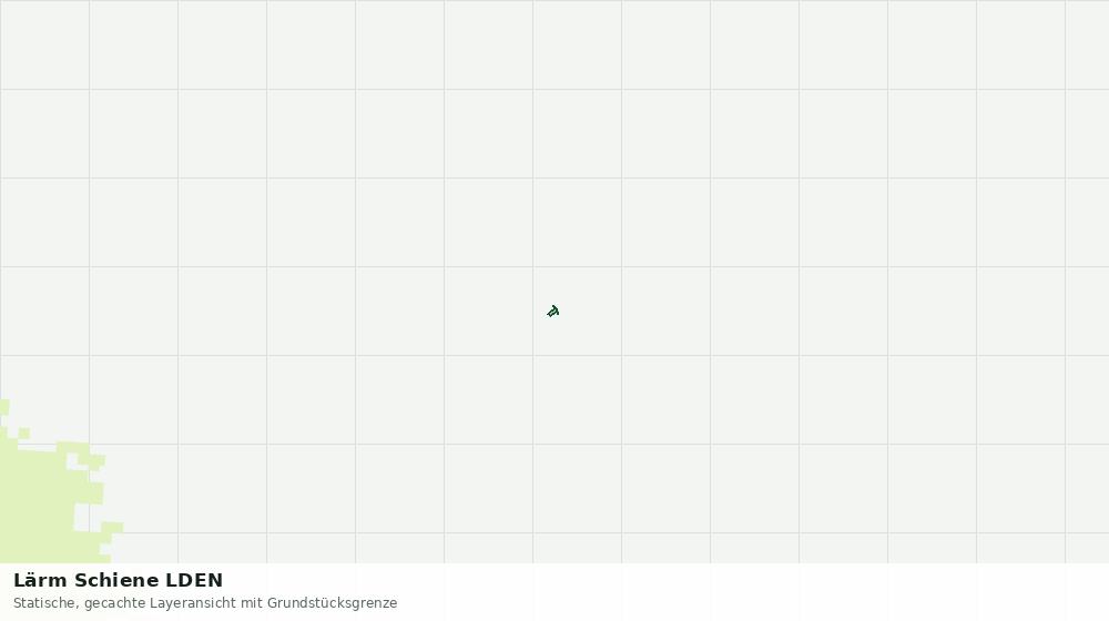 Statische Kartenansicht: Lärm Schiene LDEN
