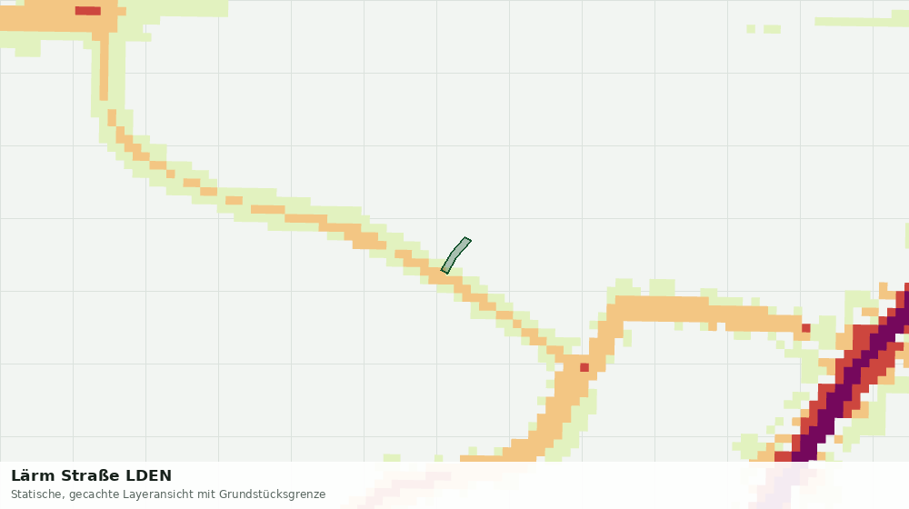 Statische Kartenansicht: Lärm Straße LDEN