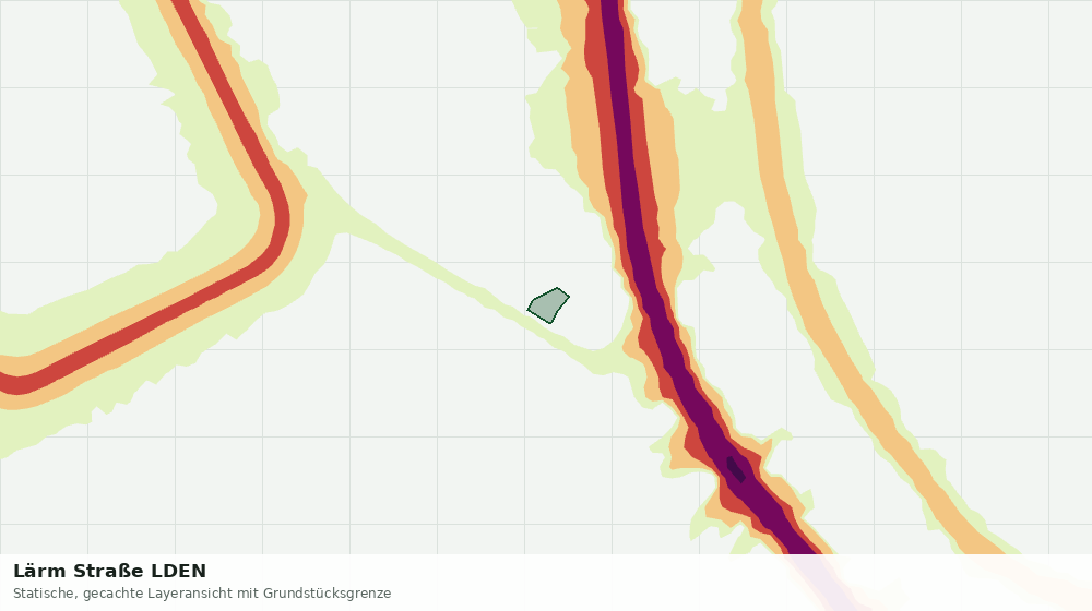 Statische Kartenansicht: Lärm Straße LDEN