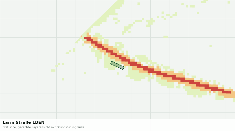 Statische Kartenansicht: Lärm Straße LDEN