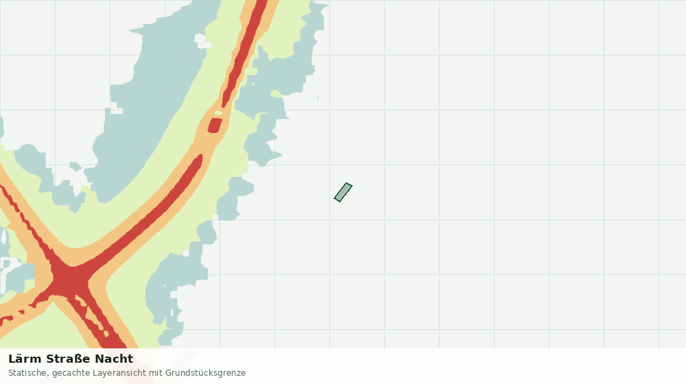 Statische Kartenansicht: Lärm Straße Nacht
