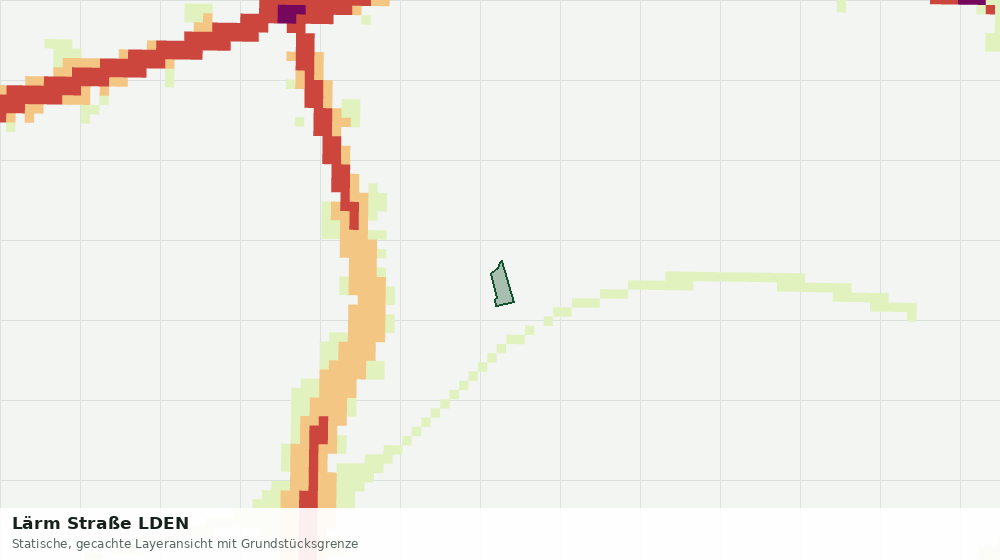 Statische Kartenansicht: Lärm Straße LDEN