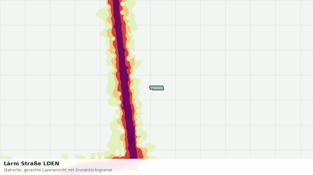 Statische Kartenansicht: Lärm Straße LDEN