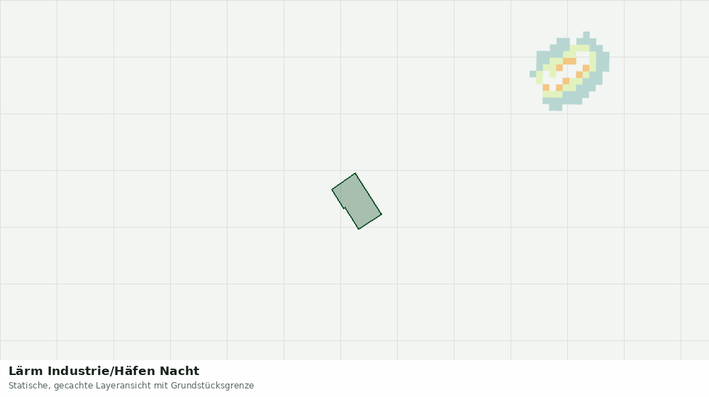 Statische Kartenansicht: Lärm Industrie/Häfen Nacht